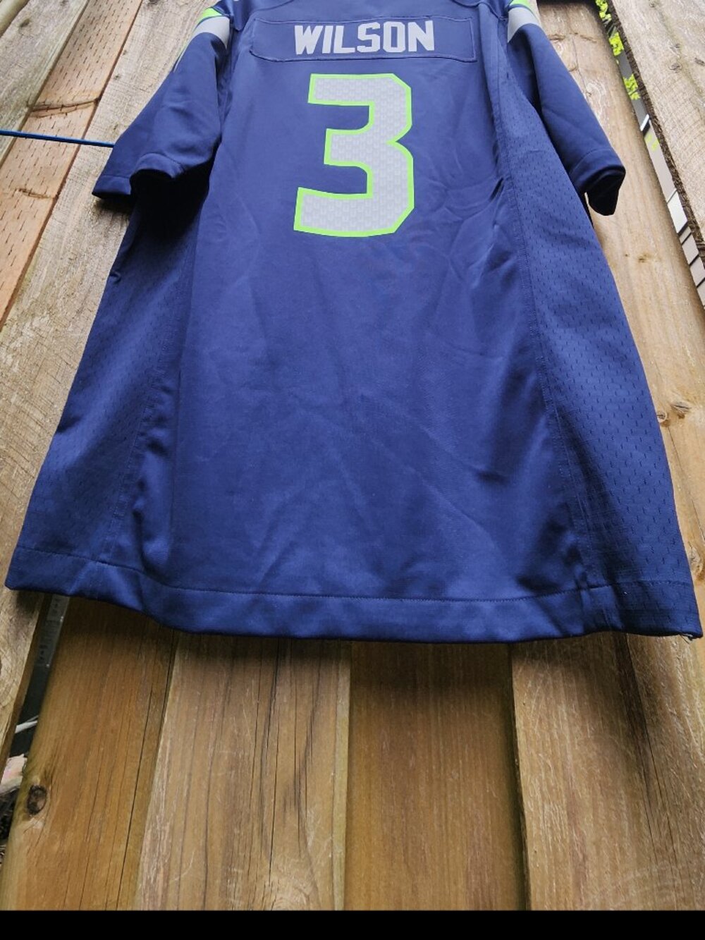EUC Seahawks Authentic Men's L Nike Jersey Wilson #3 Seattle - Picture 8 of 16
